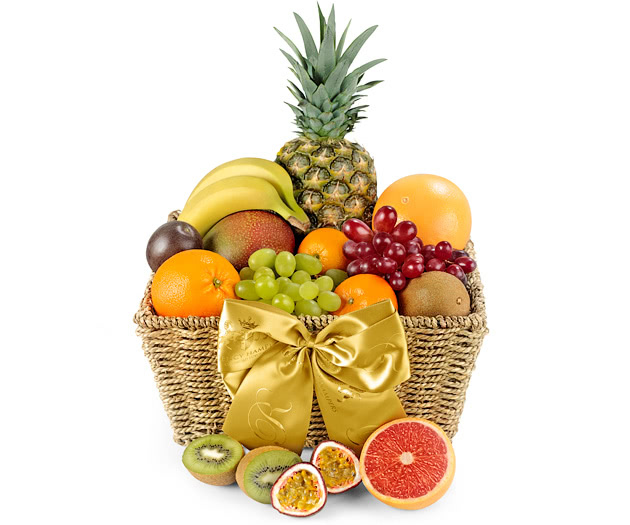 Retirement Tropical Fresh Fruit Hamper